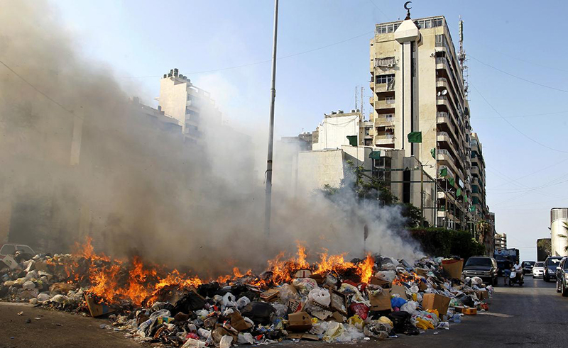 حرق القمامة في مصر