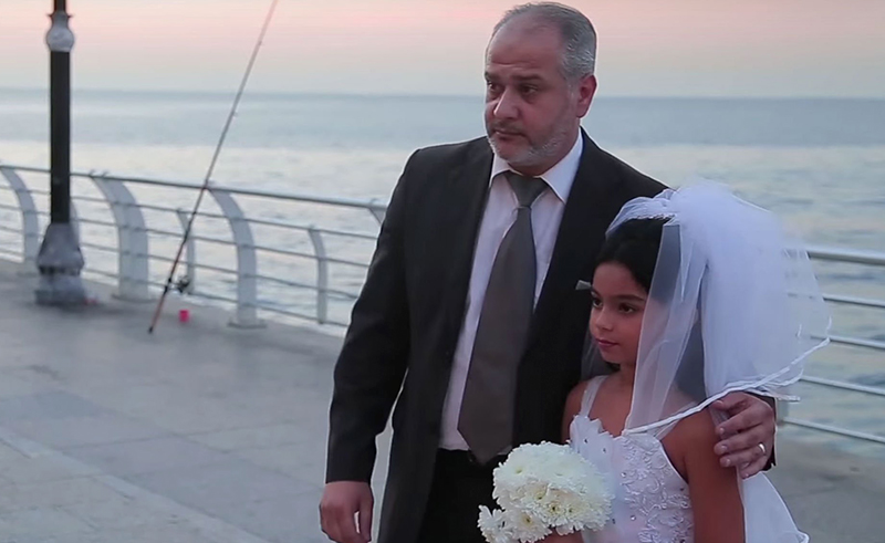 زفاف مزيف عن زواج القاصرات في لبنان