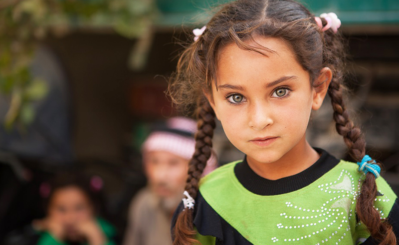 طفلة أردنية