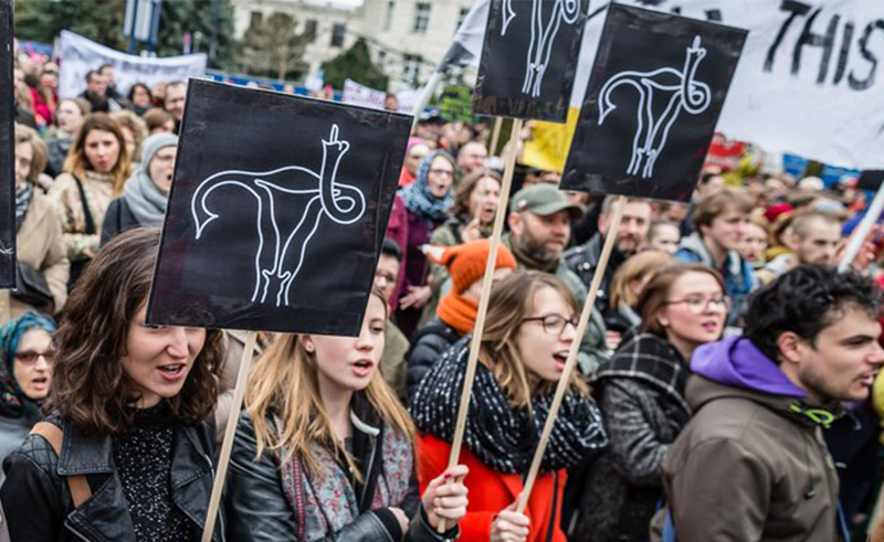 مظاهرة لتقنين الإجهاض