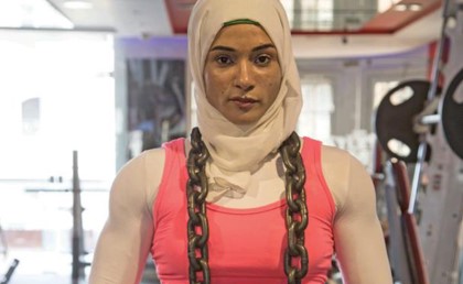 أول بنت محجبة هتمثل مصر في بطولة العالم للقوة البدنية